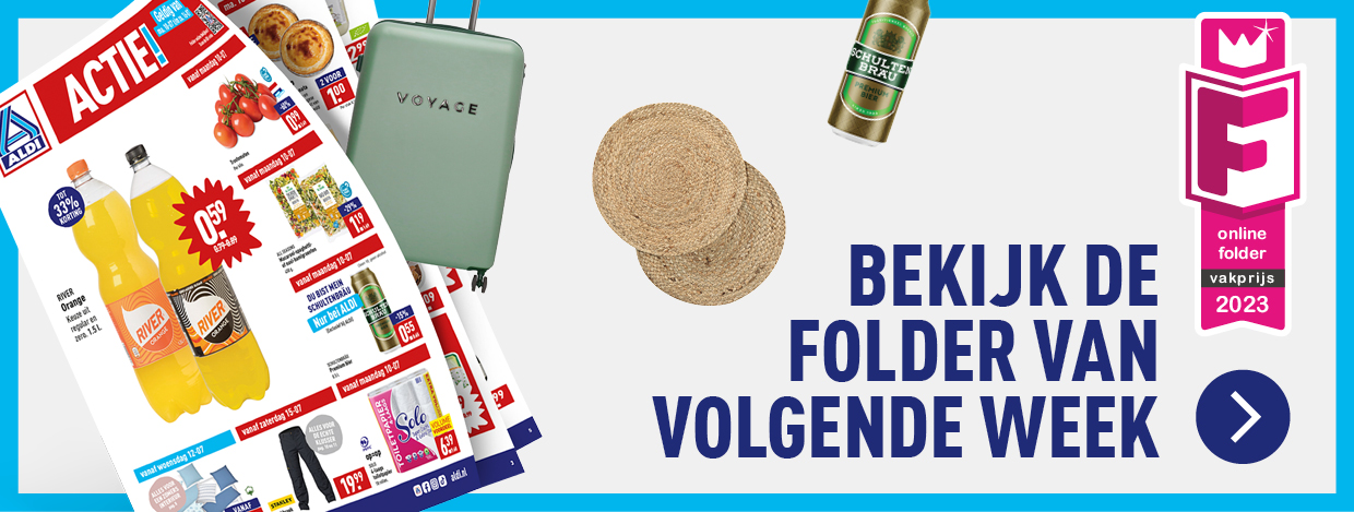 Folder volgende week
