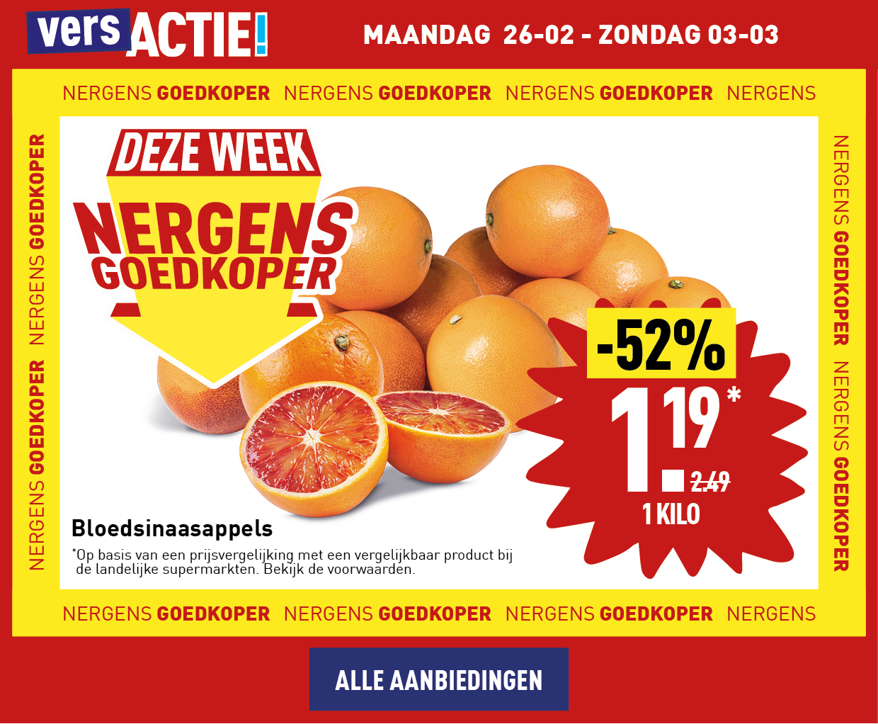 Deze week nergens goedkoper