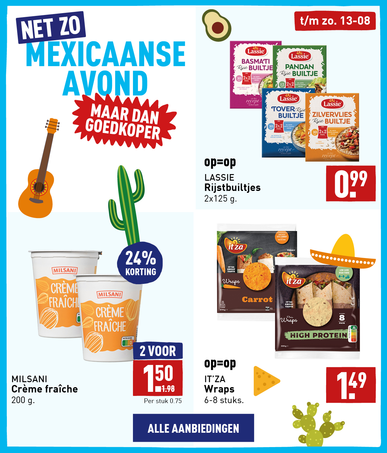 Net zo Mexicaanse avond, maar dan goedkoper