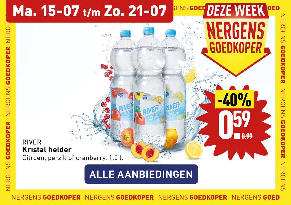 Deze week nergens goedkoper