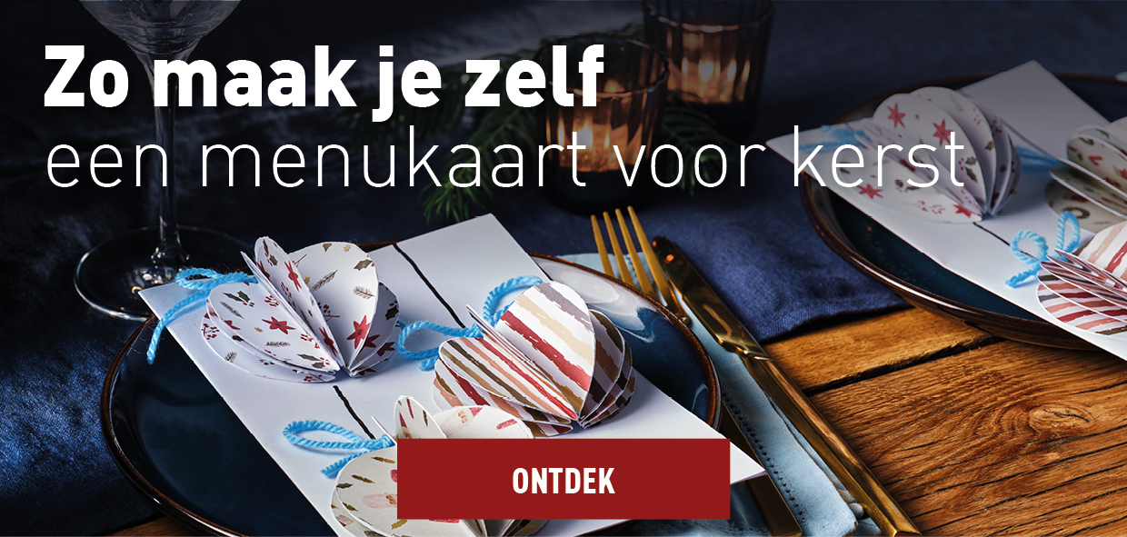 Menukaart kerst
