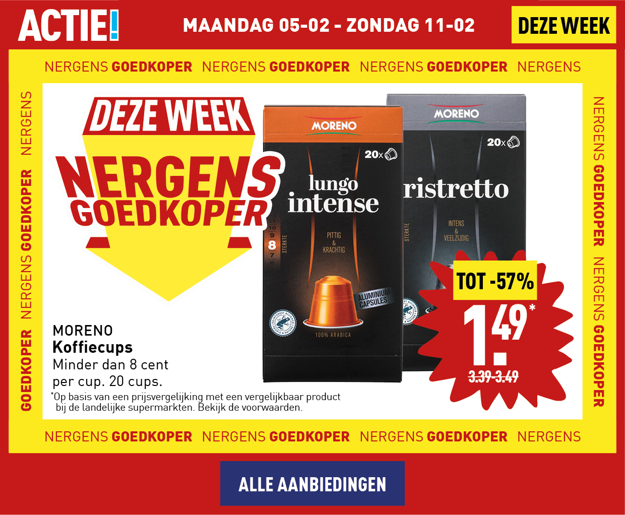Deze week nergens goedkoper