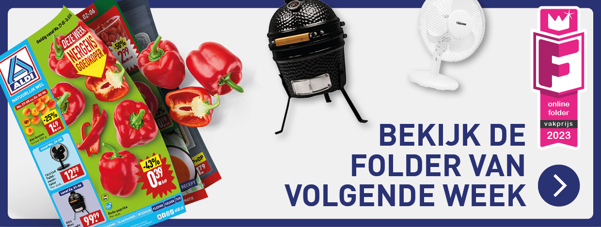 Folder volgende week