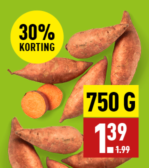 Zoete aardappels