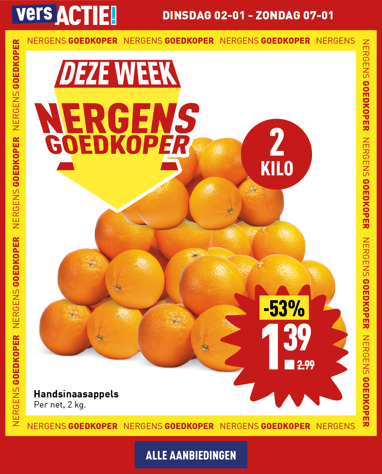 Nergens goedkoper 