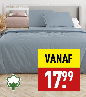 Luxe percale dekbedovertrek