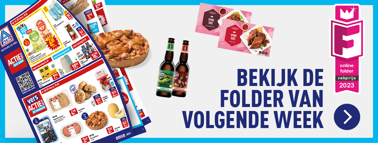 Folder volgende week