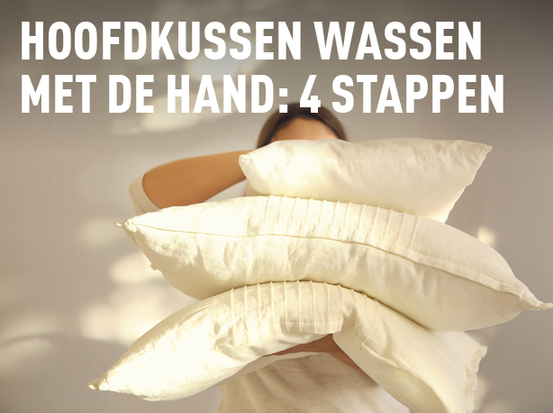 Kussen wassen