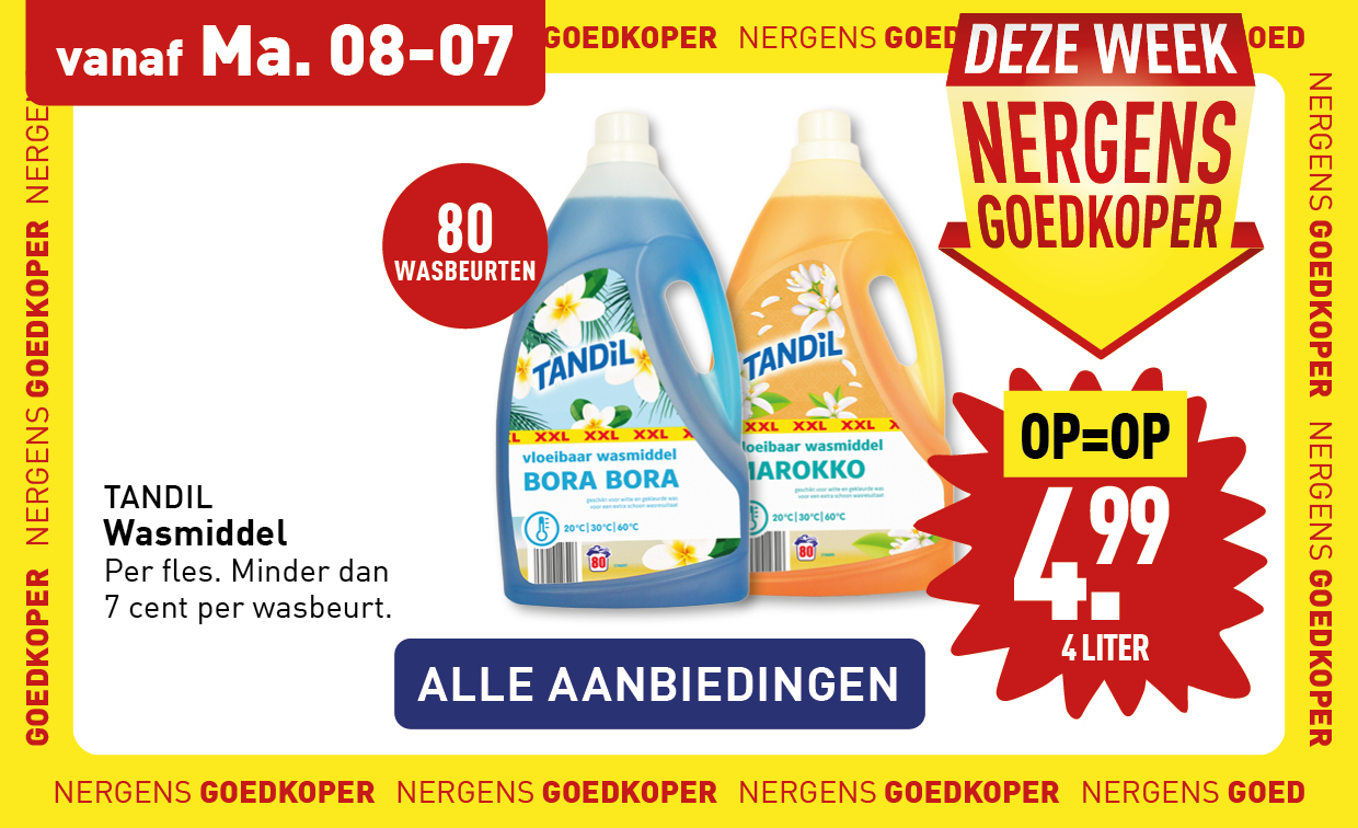 Deze week nergens goedkoper