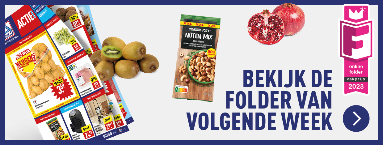 Folder volgende week