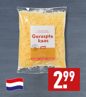 Geraspte kaas