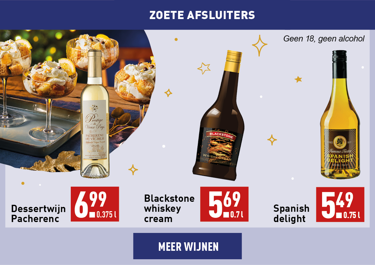Zoete afsluiters feest