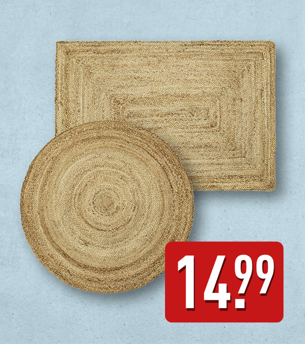 Jute tapijt
