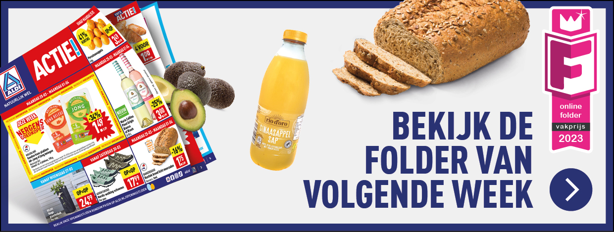 Folder volgende week