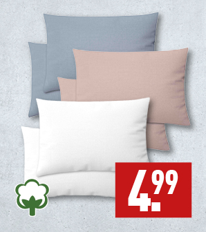 2-pack luxe percale kussenslopen