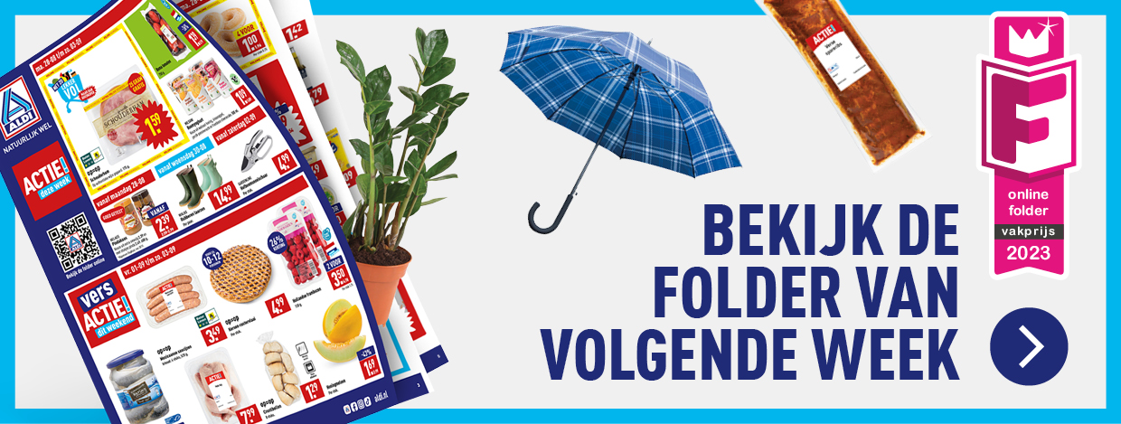 Folder volgende week
