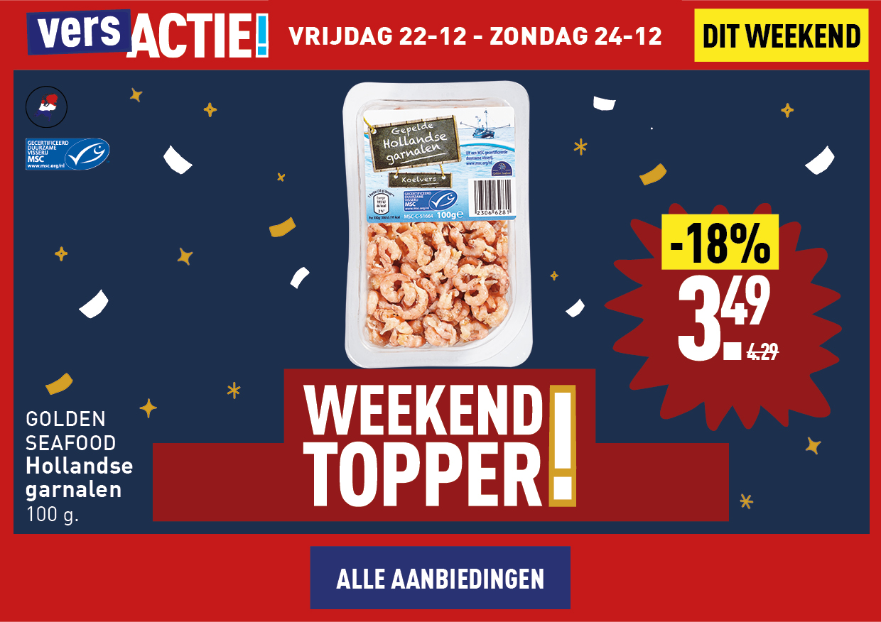 Weekendtopper garnaal
