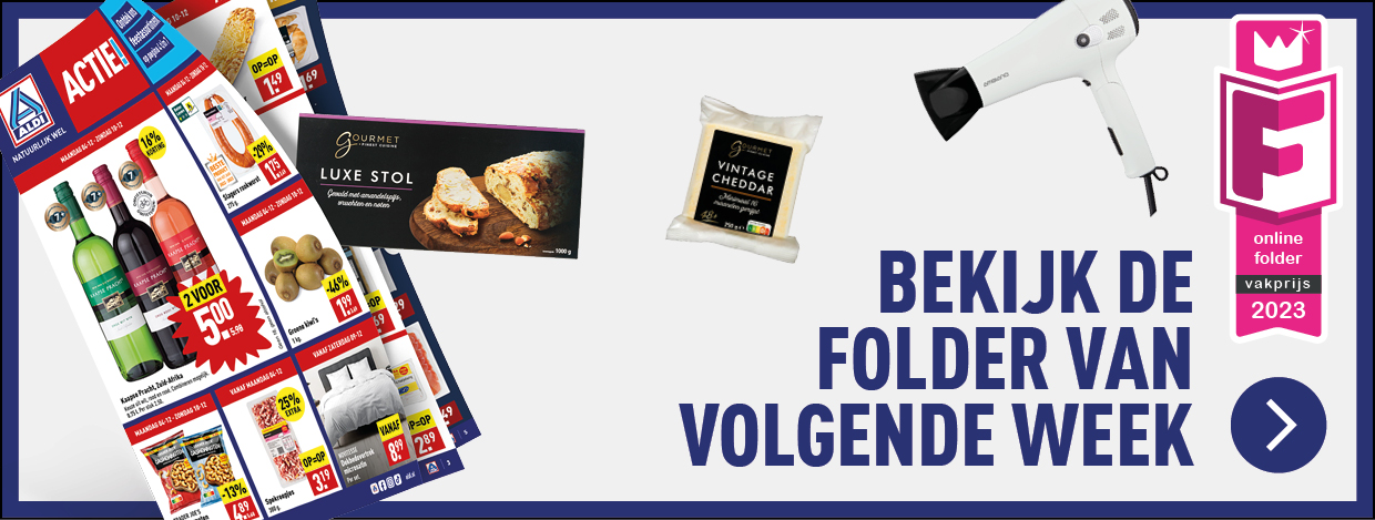 Folder volgende week