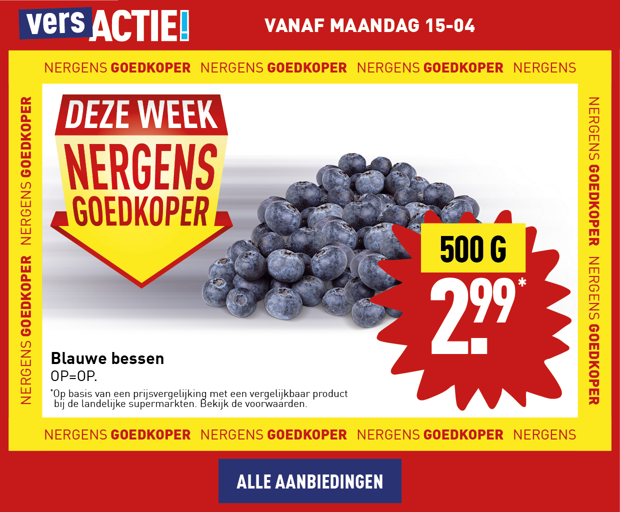 Deze week nergens goedkoper