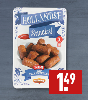 Mini kip frikandellen