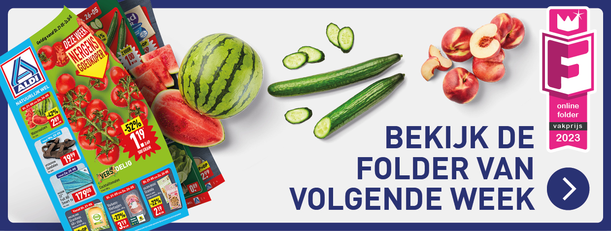 Folder volgende week