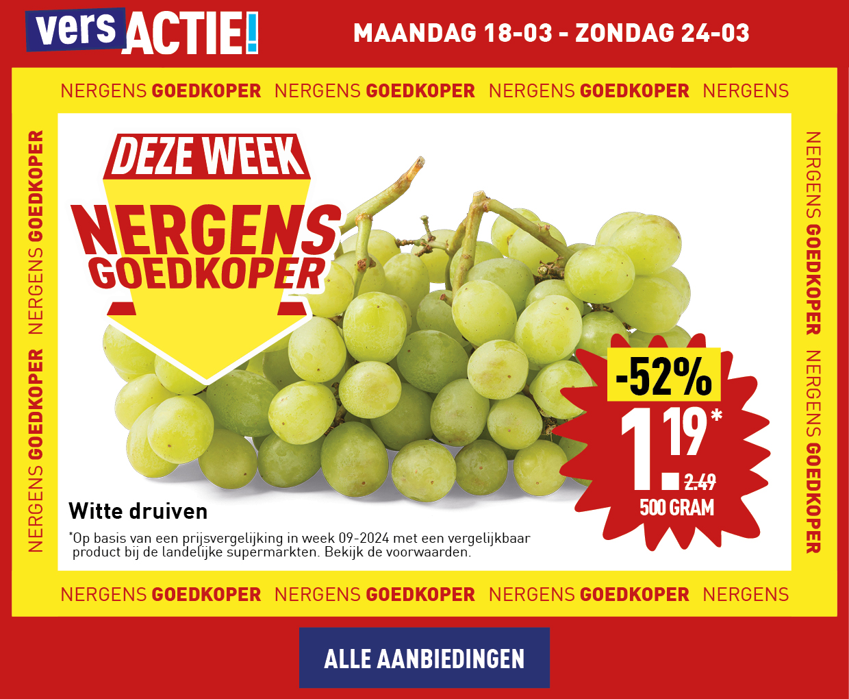 Deze week nergens goedkoper
