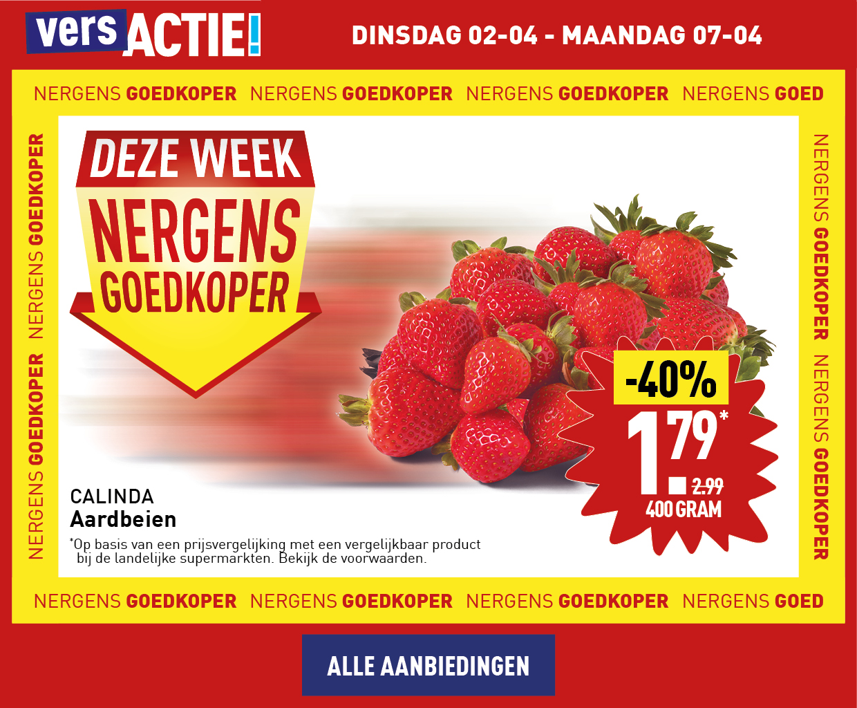 Deze week nergens goedkoper