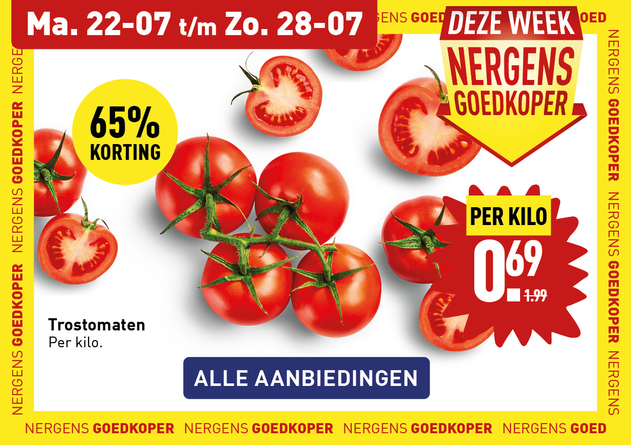 Deze week nergens goedkoper