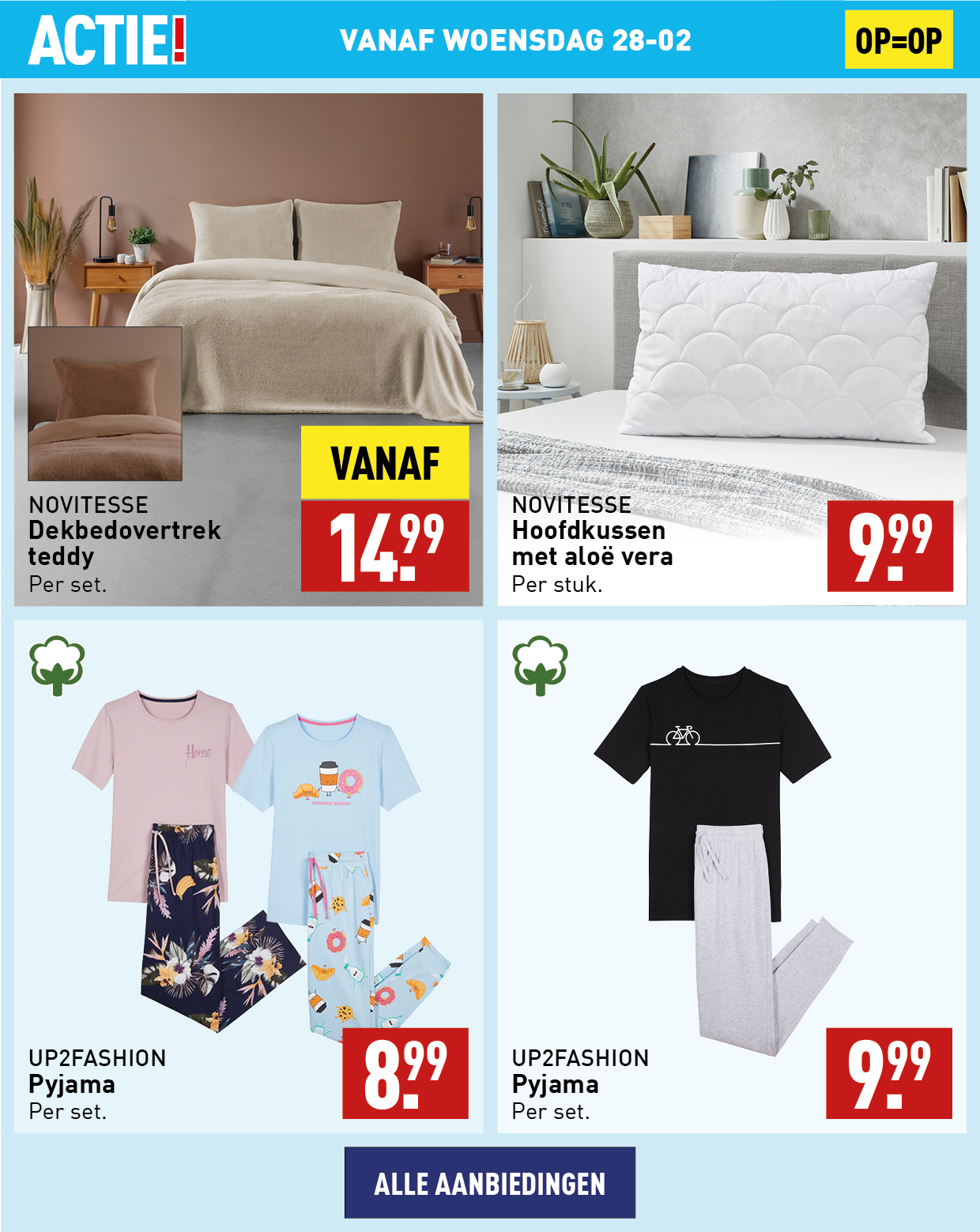 Beddengoed en pyjama's