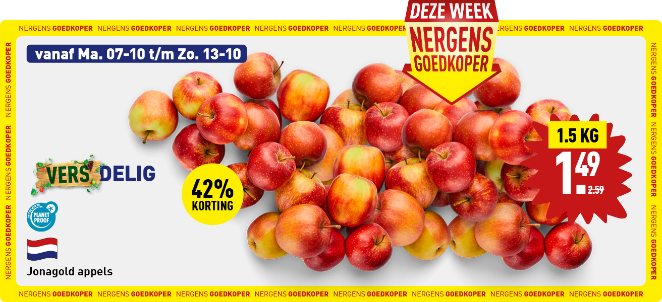 Deze week nergens goedkoper