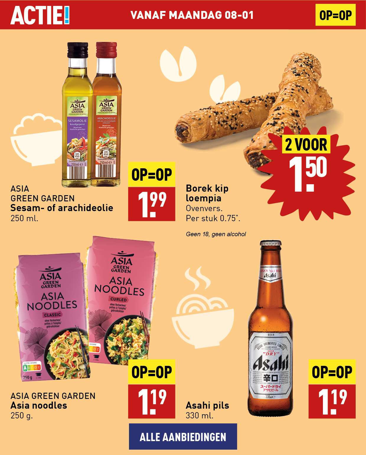 Alles voor een Aziatische maaltijd