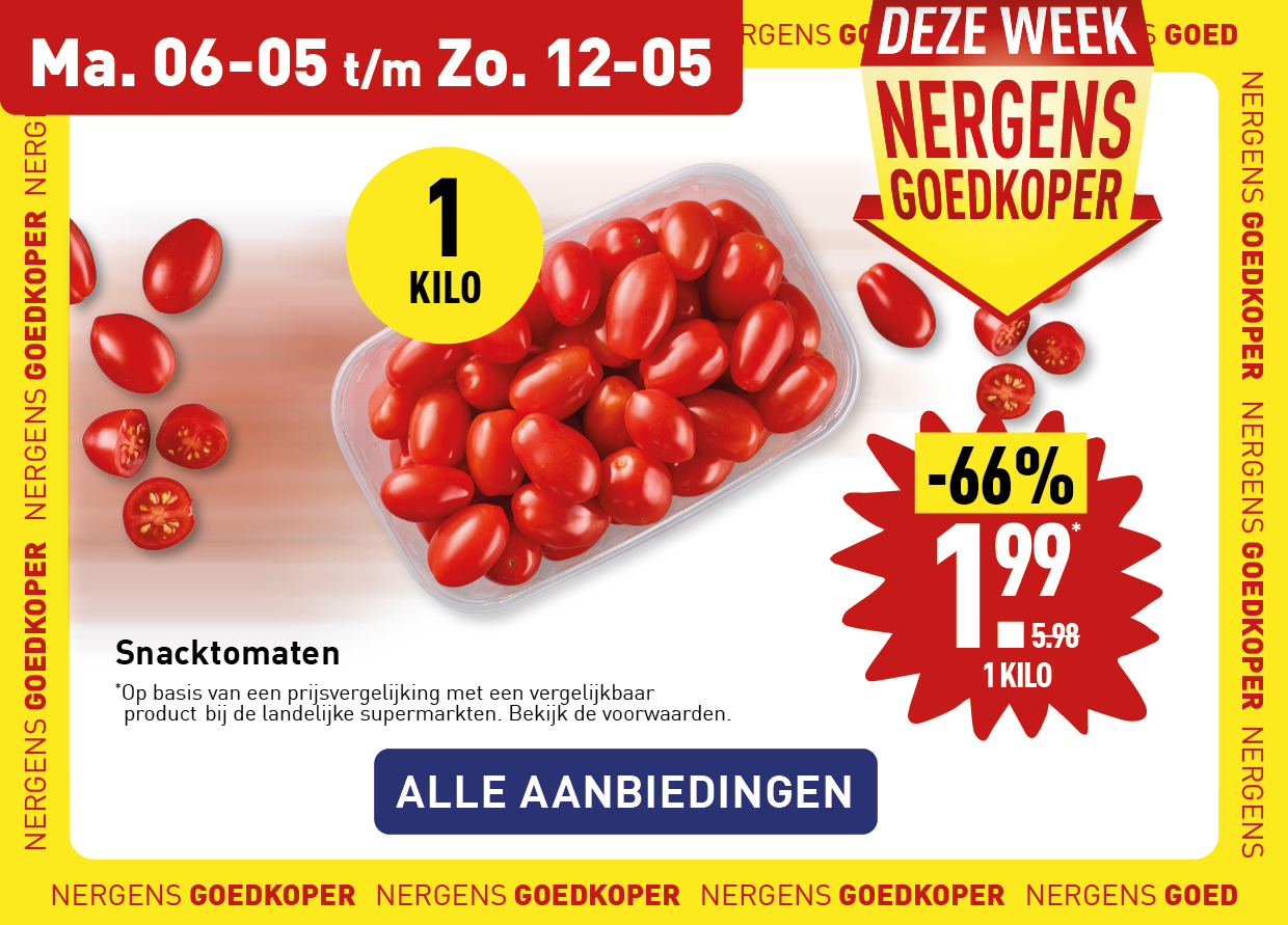 Deze week nergens goedkoper