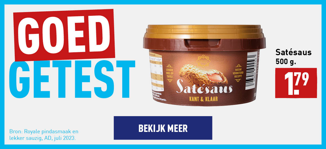 Goed getest satesaus