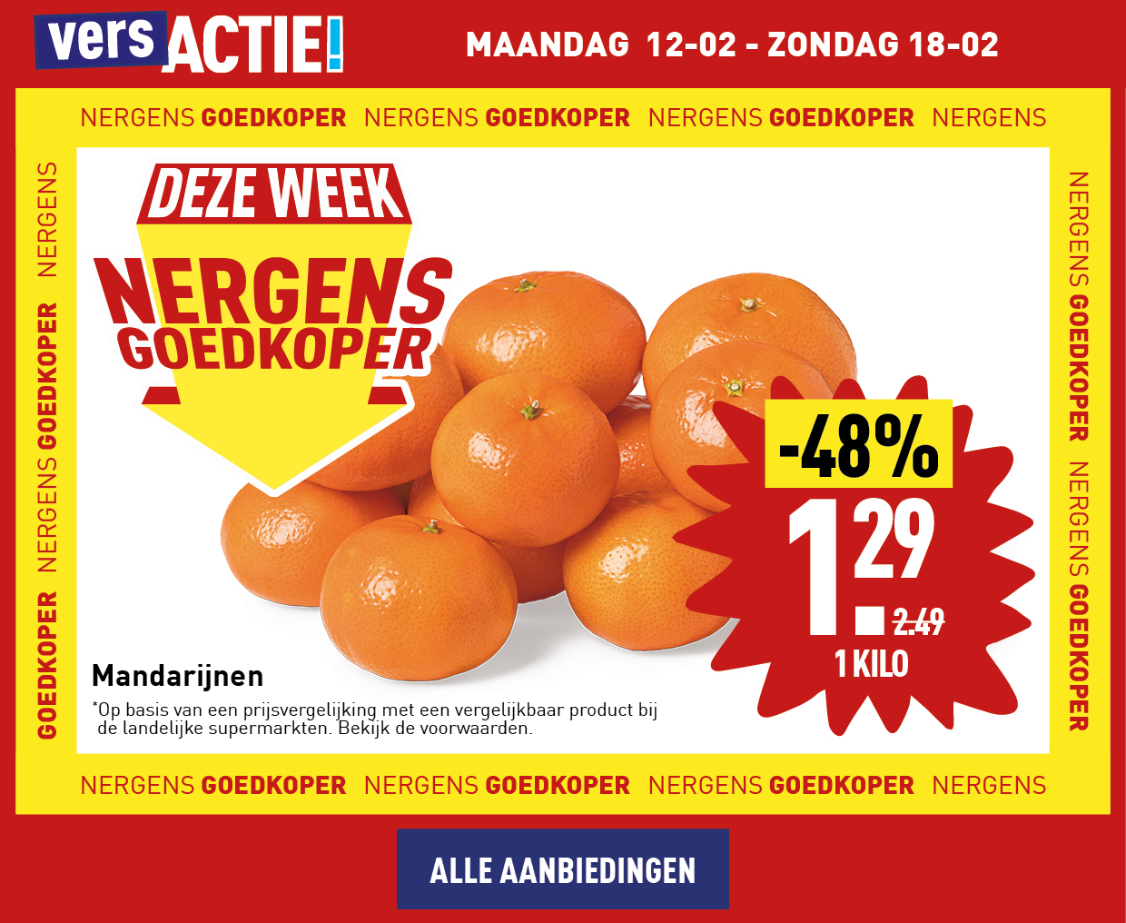 Deze week nergens goedkoper