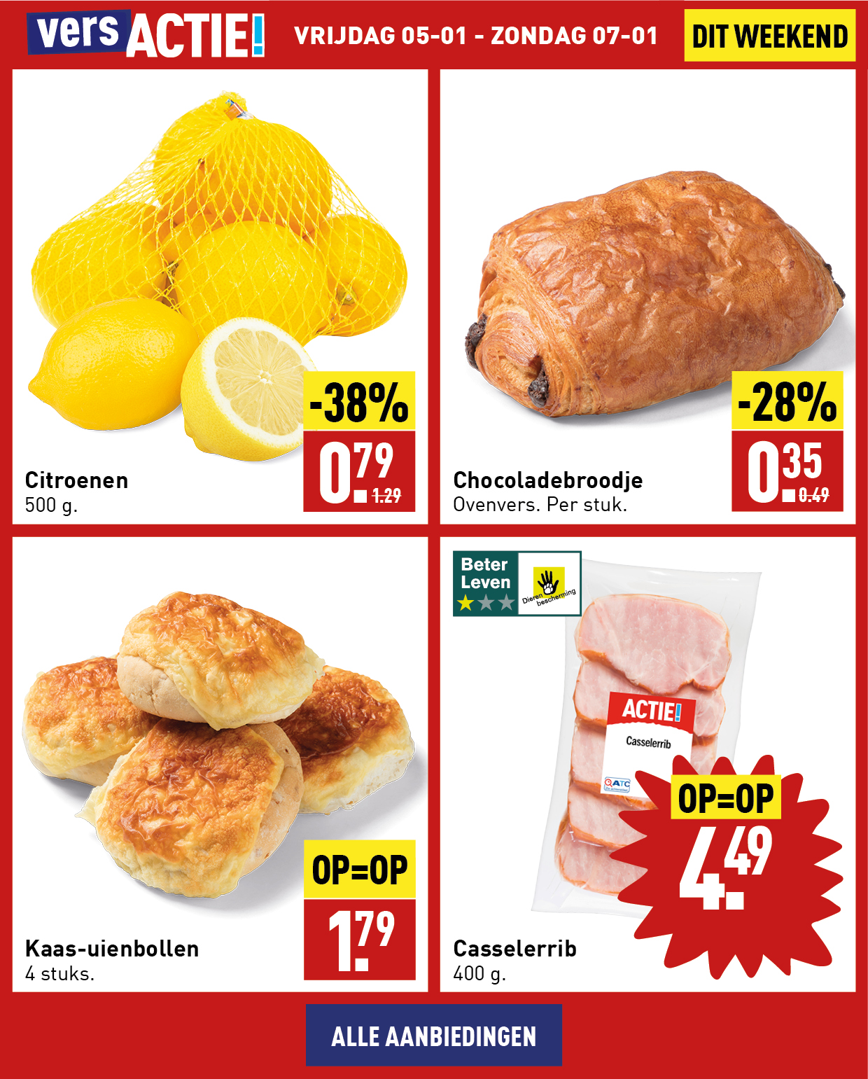 Versacties weekend