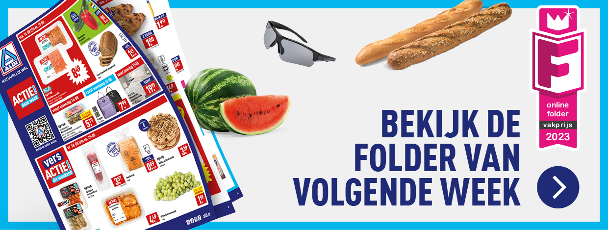 Folder volgende week