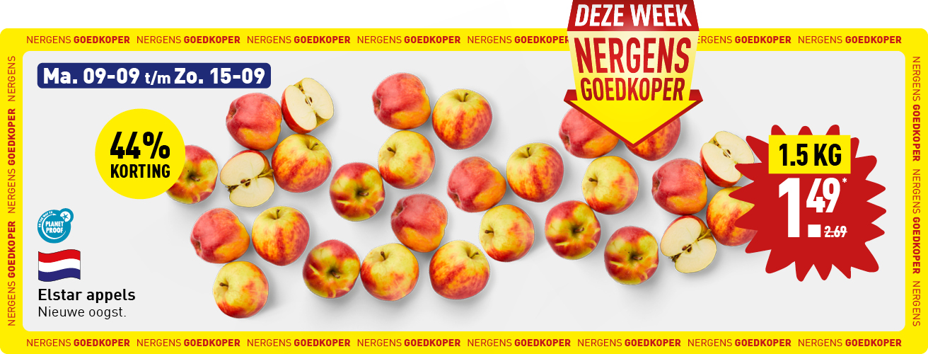 Deze week nergens goedkoper