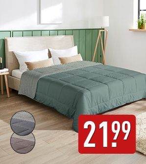 Omkeerbare bedsprei