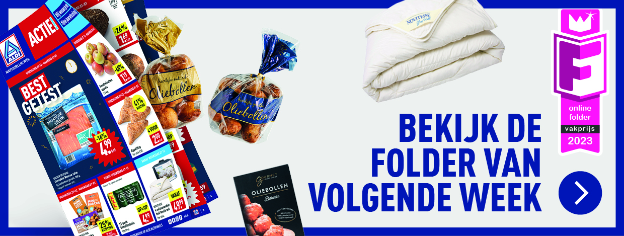 Folder volgende week
