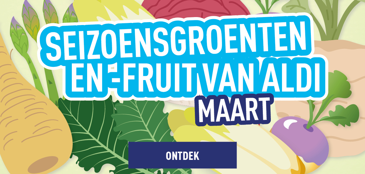 Seizoensgroenten maart