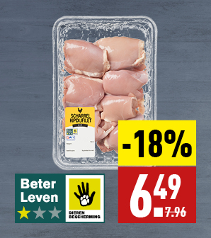 Scharrelkipdijfilet