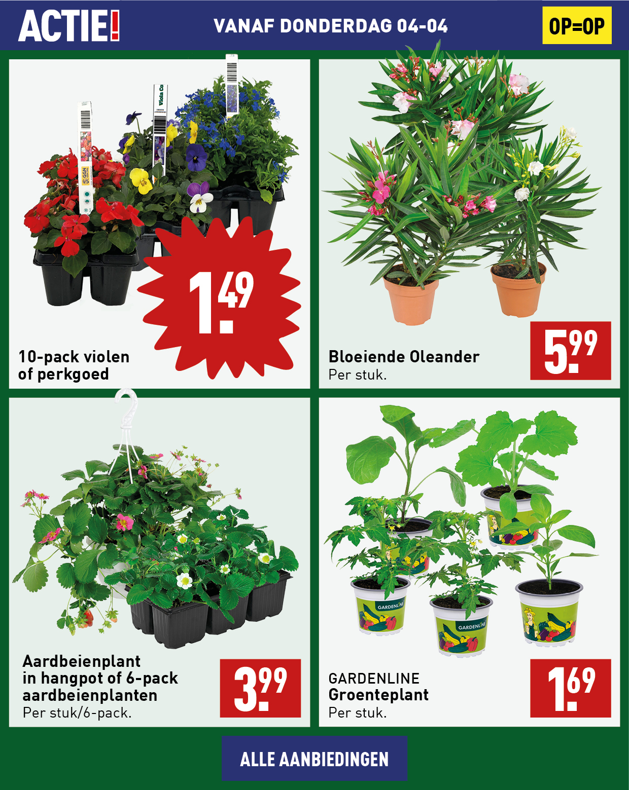 Bloemen en planten