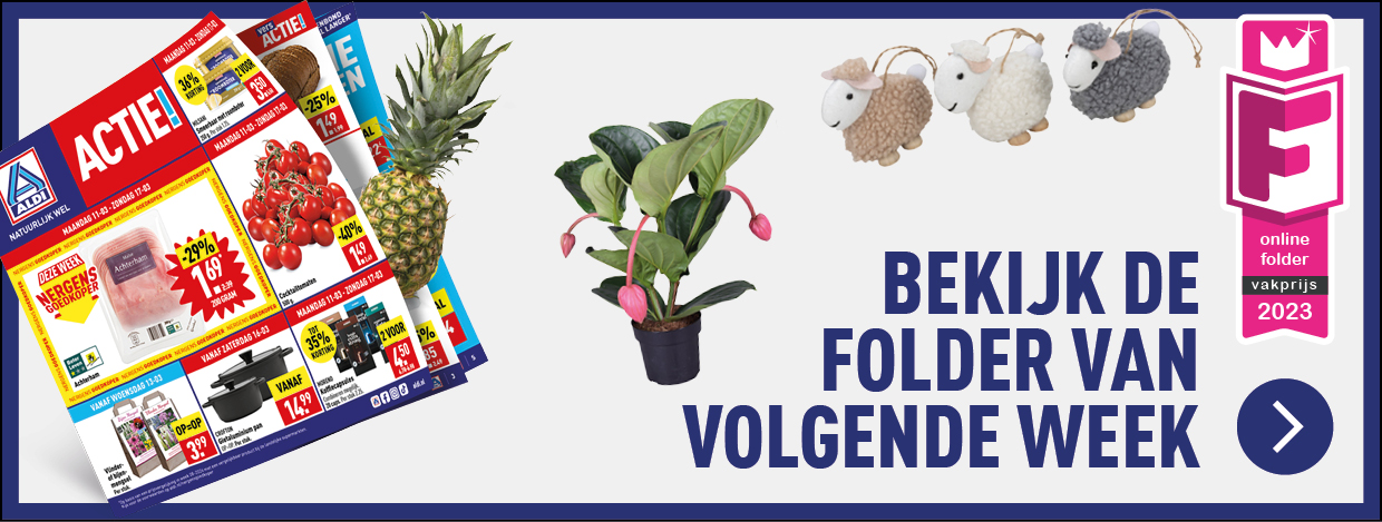 Folder volgende week
