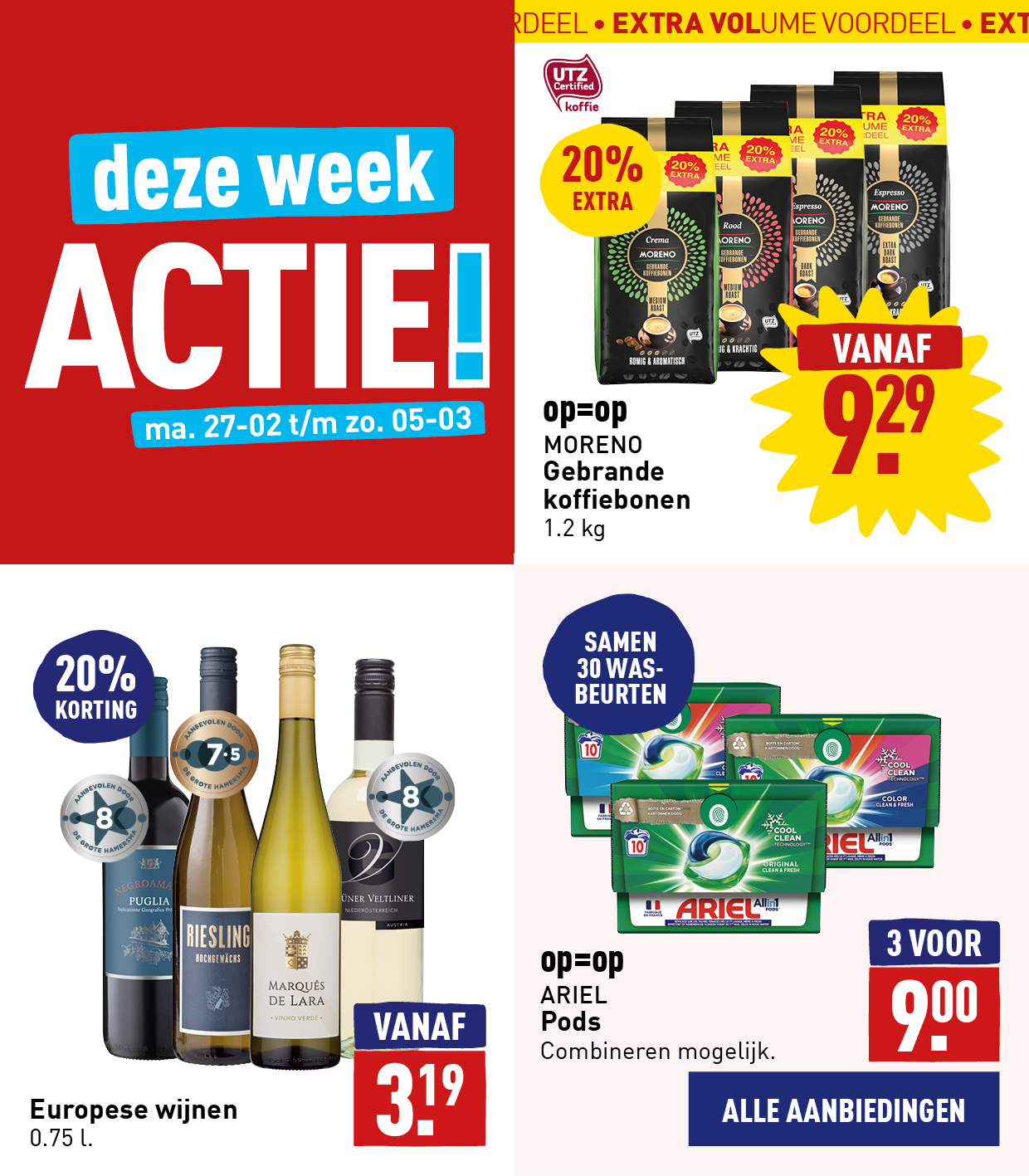 Weekacties altijd handig