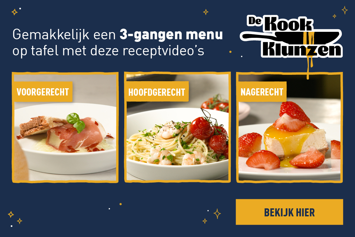 Kookklunzen menu