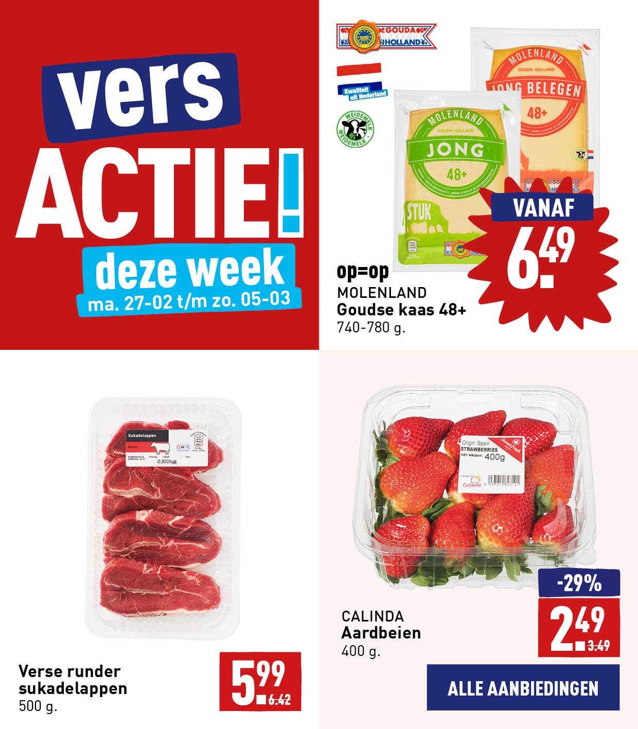 Overige versacties