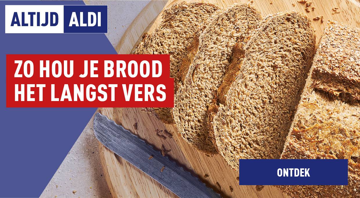 Altijd ALDI Brood vers houden